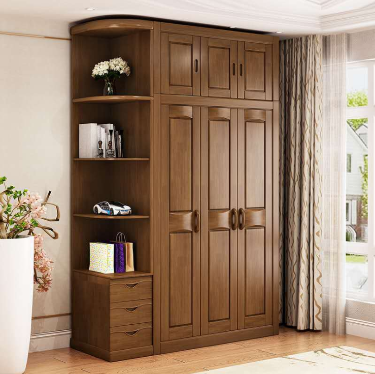 Customized Modular Hotel Home Luxury Bedroom 3/4/5 Door Storage Cabinet Furniture Wooden Modern Armoire Wardrobe Closets Designs