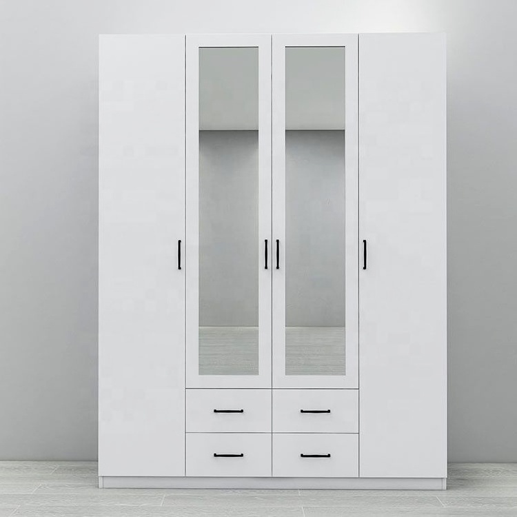 Factory Supply Professional Wardrobes Bedroom Closet Modern Design Wardrobes With Mirror and Doors