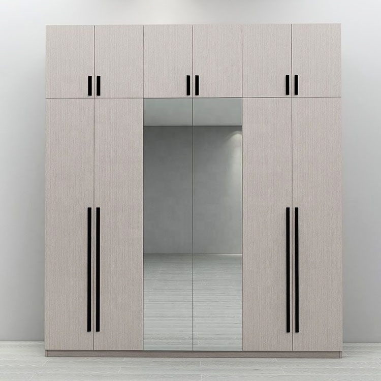 Factory Supply Professional Wardrobes Bedroom Closet Modern Design Wardrobes With Mirror and Doors