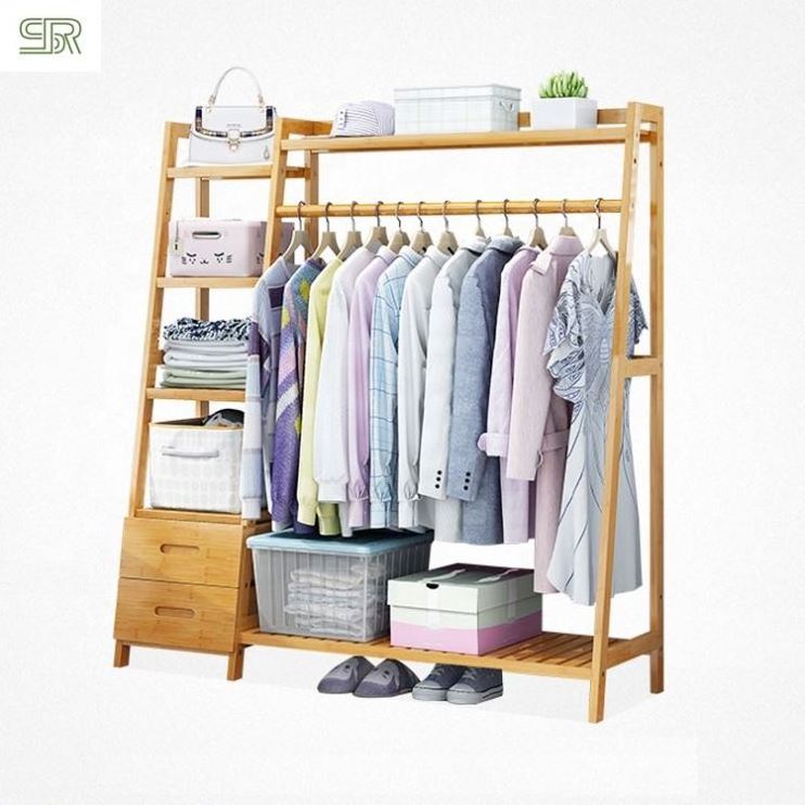 Easy Assembly Standing Coat Rack hooks Vintage shoe rack bench Entryway ...