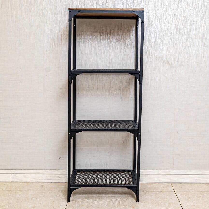 4 Tier Book Shelf Industrial Steel Ladder Bookshelf