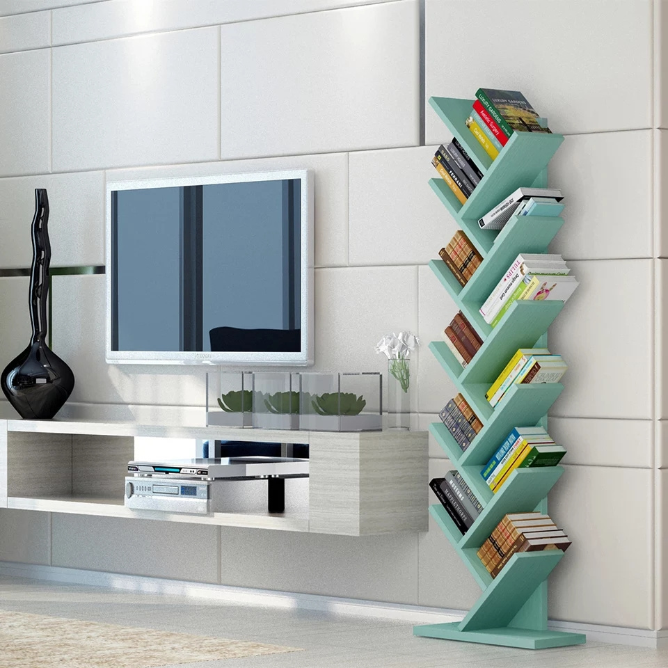 Hot sale high quality creative design modern tree shaped bookshelf