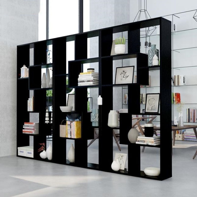 simple modern design wooden bookshelf for bedroom used