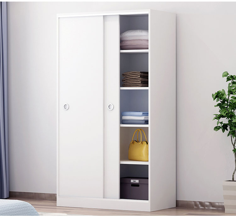 High Quality Modern Clothes Storage Cabinet With Sliding Door Simple Design Bedroom Wardrobe