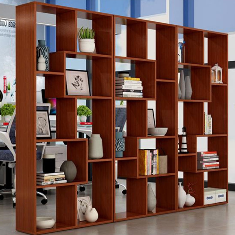 simple modern design wooden bookshelf for bedroom used