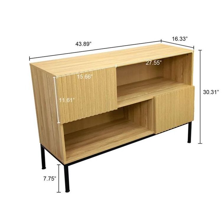 Customized wooden storage sideboard cabinet with door shelf wine cabinets sideboards living room OAK cabinets