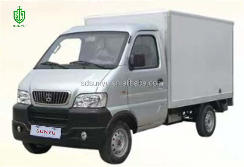 Wholesale single row logistic closed truck  for cargo goods  electric van  with container car