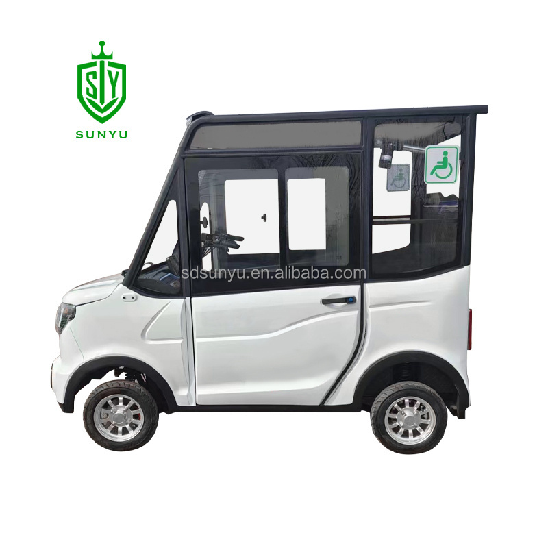 Made in China electric enclosed cabin adult family mini smart car Four wheel Mobility disabled scooter