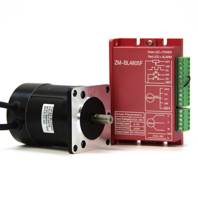 57mm brushless dc motor 36v 3600rpm high speed 100W BLDC motor with current 5A driver controller kit for drill