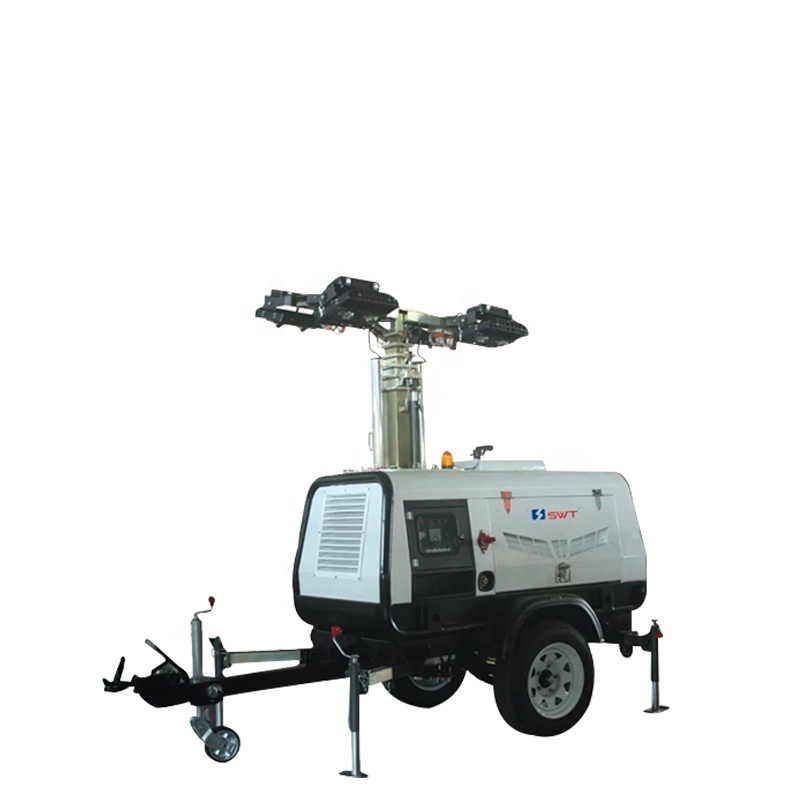 4HVP 9m Electric Mast LED wide range of use user-friendly control panel construction light tower