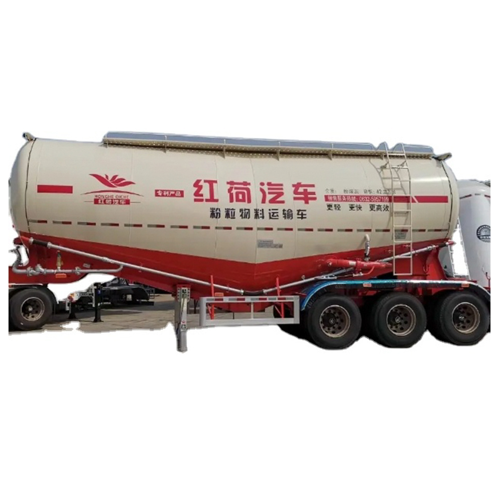 Tri Axles 35-65cbm Powder Tanker Bulk Cement Carrier Cement Bulker Semi Truck Trailer For Sale