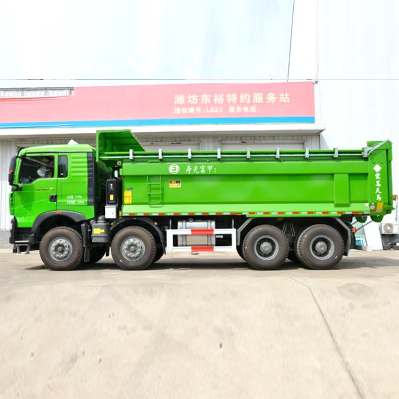 Heavy duty truck Howo Dumper Trucks diesel  Used 8x4 12 Wheel Tires Sinotruk 375 Used Dump Truck For Sale