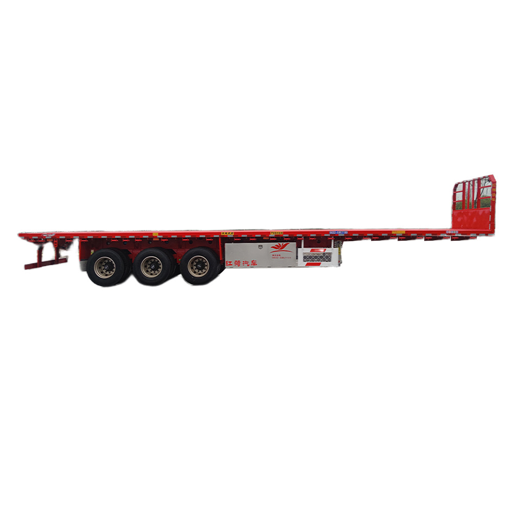 Truck Trailer 40 ft Flatbed Semi Trailer