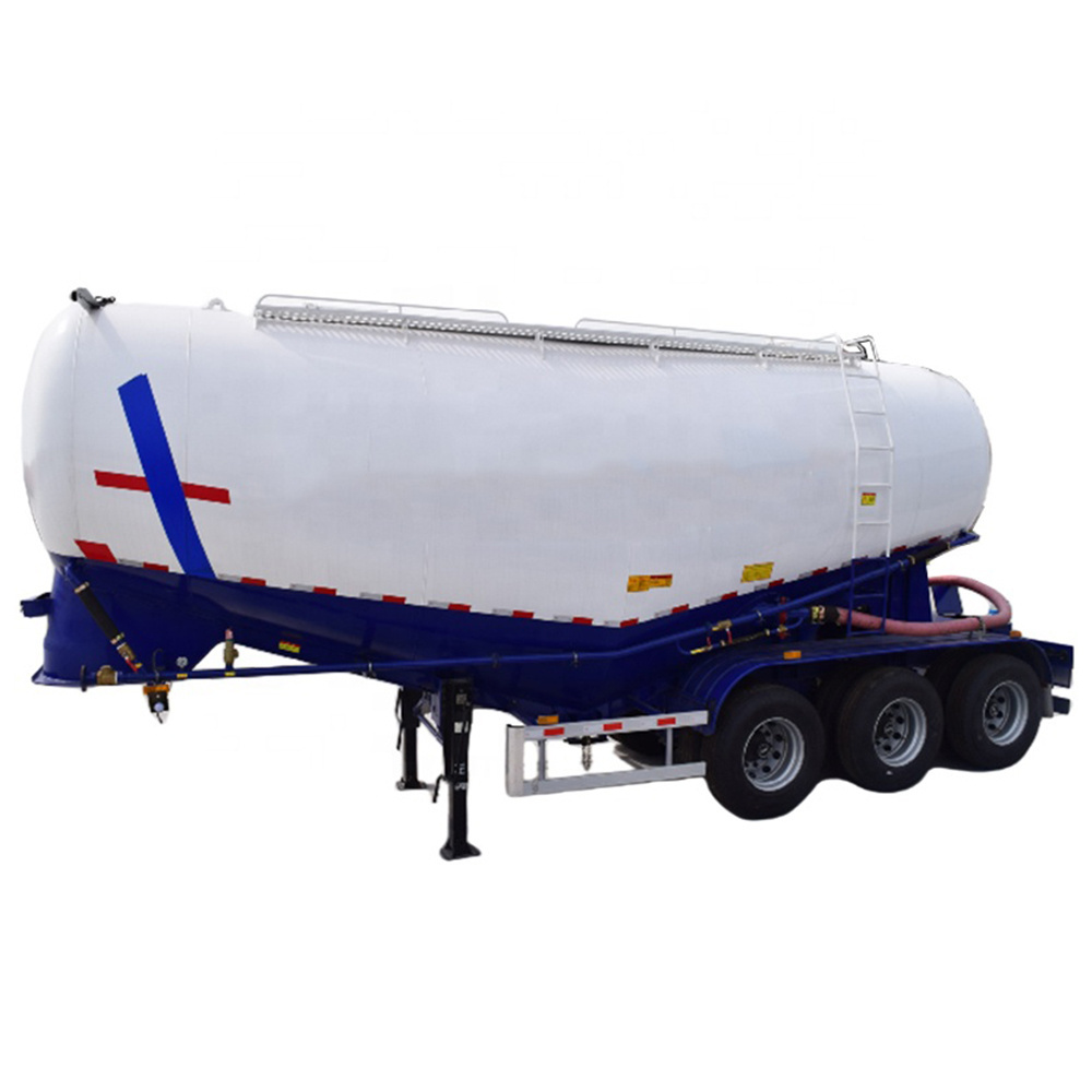 Tri Axles 35-65cbm Powder Tanker Bulk Cement Carrier Cement Bulker Semi Truck Trailer For Sale