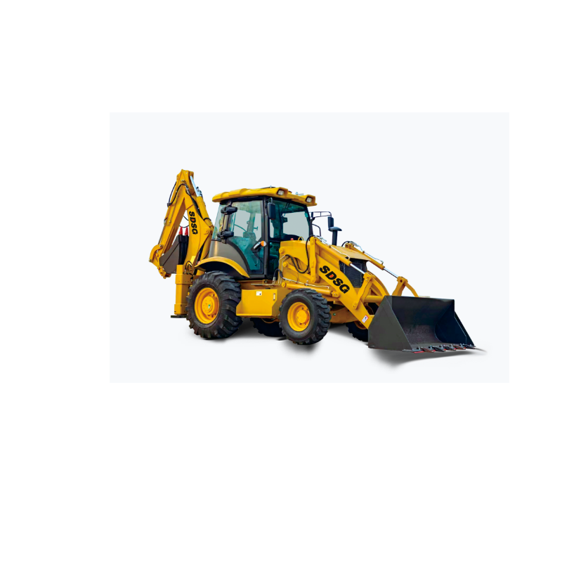 backhoe four-wheel excavator-loader rubber tire backhoe