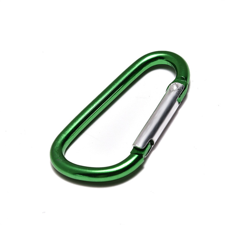 Metal d shape climbing mini small link screw gate hiking locking carabiner