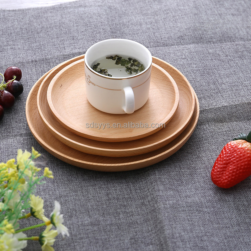 Amazon Hot Sale Drink ware Wood Serving Tray Wholesale Handle Wooden Tray For Wedding Party & Restaurant Serving Tray