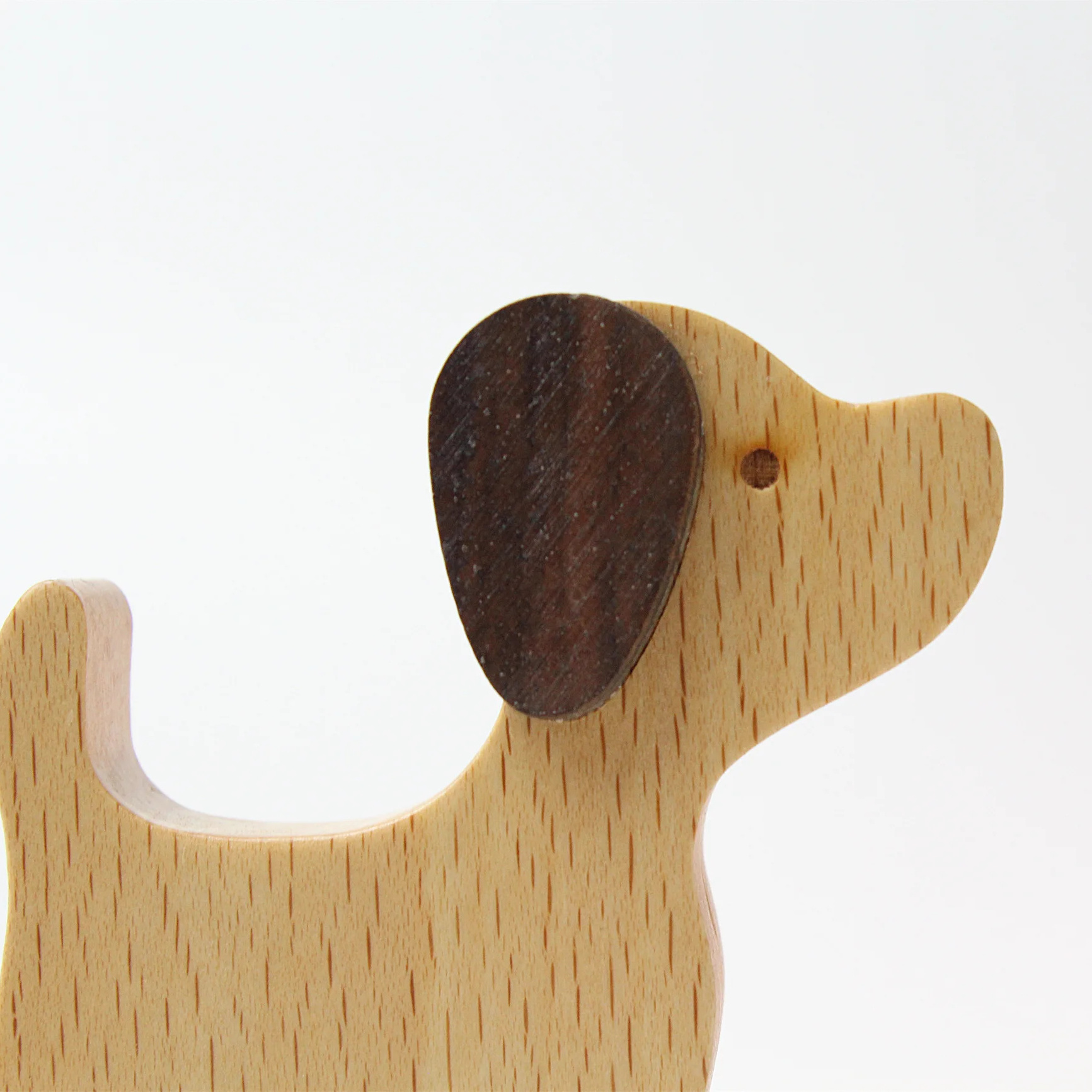 Laser engraving blanks wooden cartoon shape puppy Deer Pony mobile phone stand desktop for home shop office free your hands