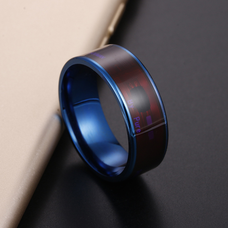 Smart Ring Women Men Waterproof Digital Fashion Smart Accessories NFC Control Intelligent Finger for Smart Door/Phone File Lock