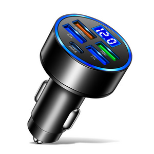 PD USB Car Charger Fast Charging Type C USB Phone Adapter in Car For iPhone 13 Pro Xiaomi Huawei Samsung Car Quick Charger