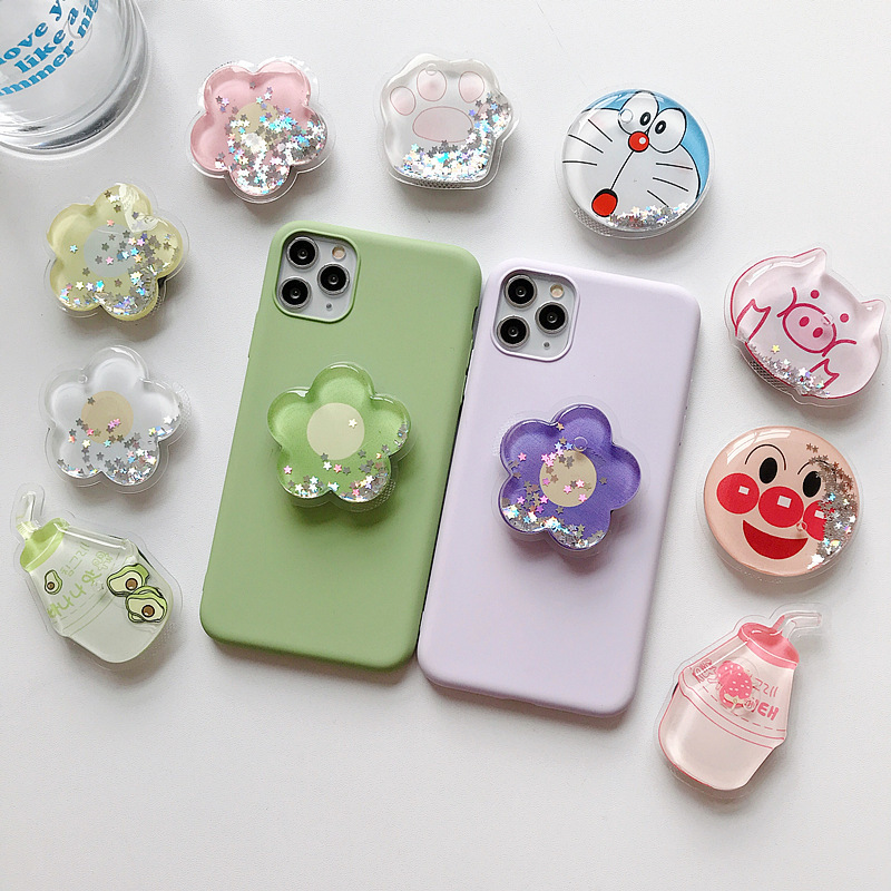 Cartoon Cute Animal Folding Mobile Phone Grip Holder Socket Pocket Support for Pone Finger Ring Griptok Expanding Stand