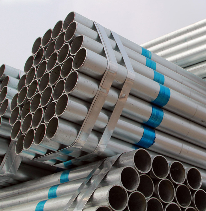 MS Steel ERW Carbon ASTM A53 Galvanized Iron Pipe Welded Sch40 pipe galvanized steel For Building Material