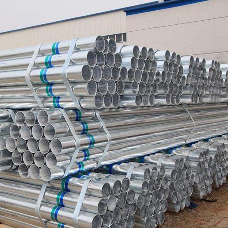 MS Steel ERW Carbon ASTM A53 Galvanized Iron Pipe Welded Sch40 pipe galvanized steel For Building Material