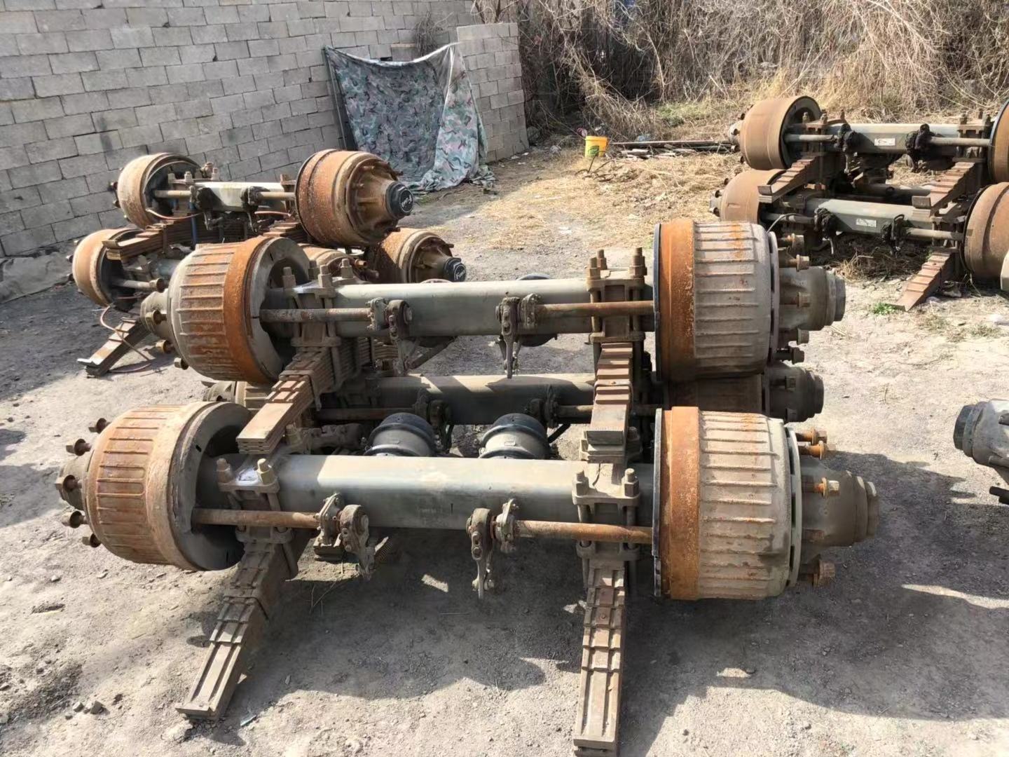 used semi-trailer axle FUWA alxe for sale