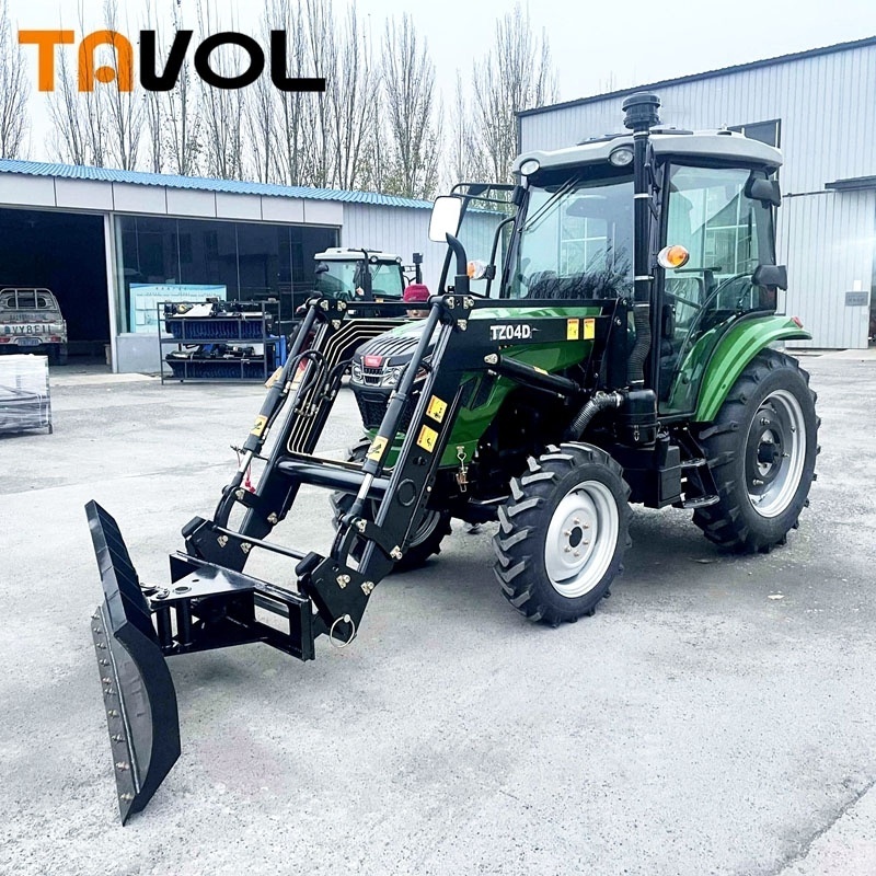 price for sale high quality 50HP 4 wd agricultural garden tractor with front end loader attachments