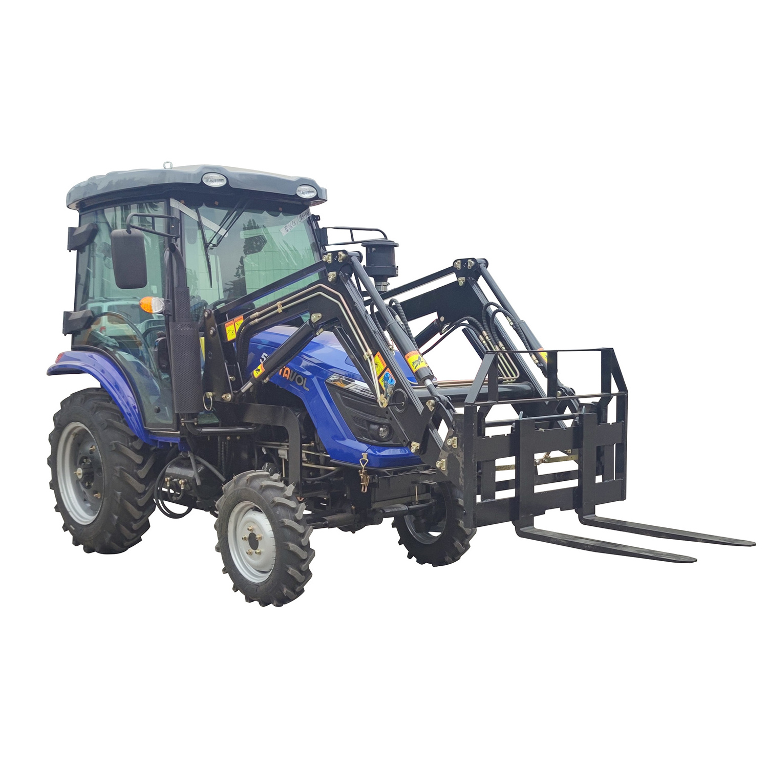 Agricultural Equipment 50HP Tractor With Pallet Forks