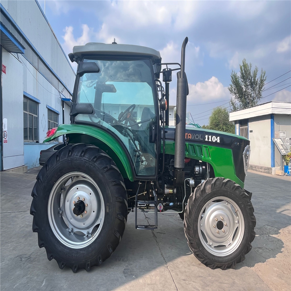 110HP 4*4 Compact Tractor With front end Loader And Backhoe price for farm