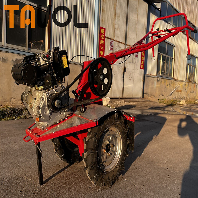 12hp diesel power tiller tractor for Cultivator with Paddy wheels