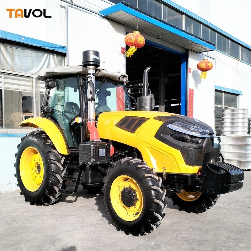 80hp 90hp 120hp 140hp 4wd farm wheel tractor with YTO 140hp engine in tavol brand china