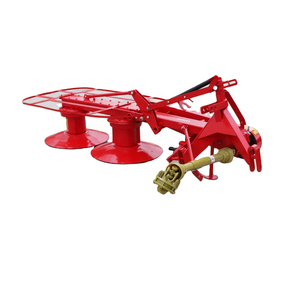 Agriculture Equipment PTO Drive 1.35m 1.65m Double Drum Disc Hay Mower