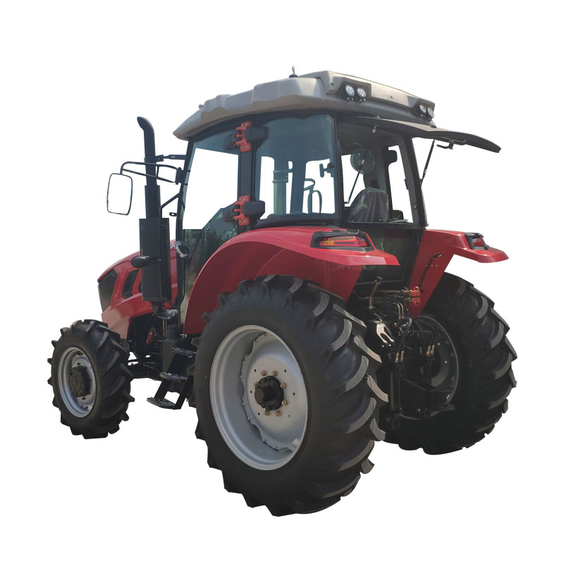 High Efficiency 4 Wheels Big Farm Tractors 120 Horsepower with PTO