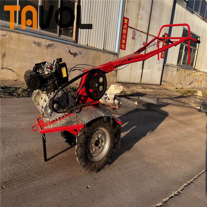 12hp diesel power tiller tractor for Cultivator with Paddy wheels