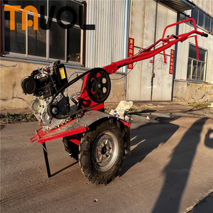 12hp diesel power tiller tractor for Cultivator with Paddy wheels