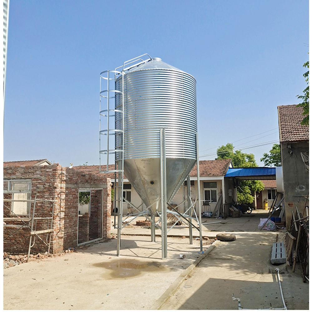 Small Grain Silos Capacity 10 Ton 20t 30t 40t 50t Steel Silos Cost