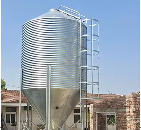 Top 10 Tons Of Coffee Beans Corn Grain Granaries Metal Silos For Sale