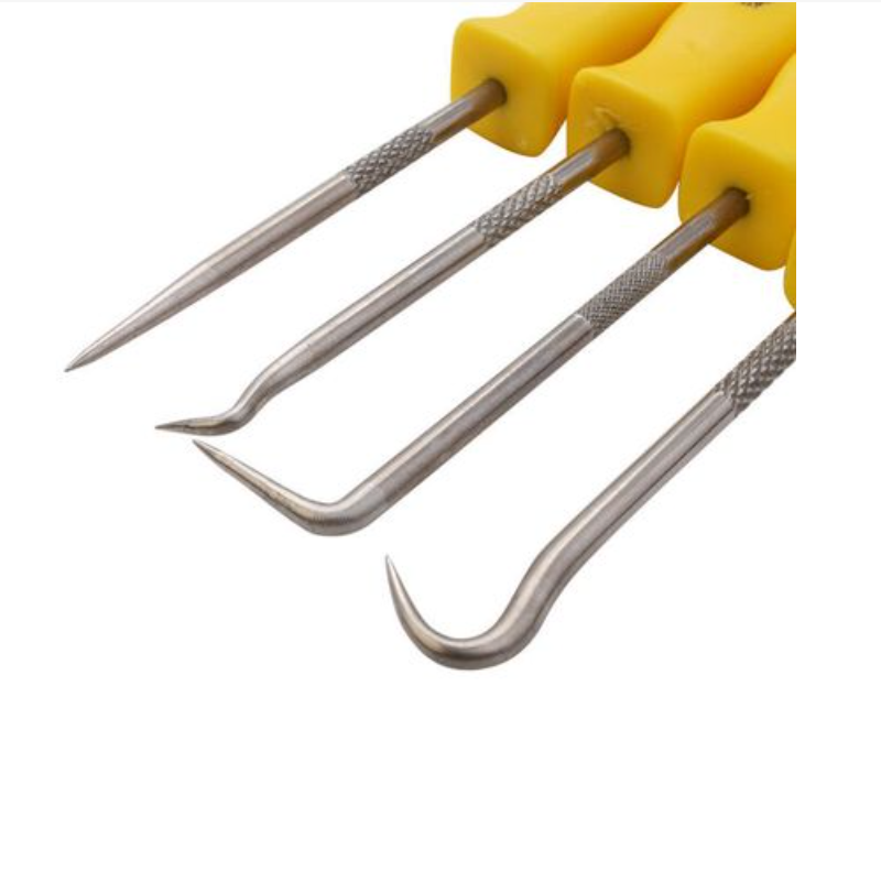 Car Repairing Tool Kit 4 pcs/set Oil Seal Remove Tool Picks Hooks set for Car Repairing Pick hook for Garden staples