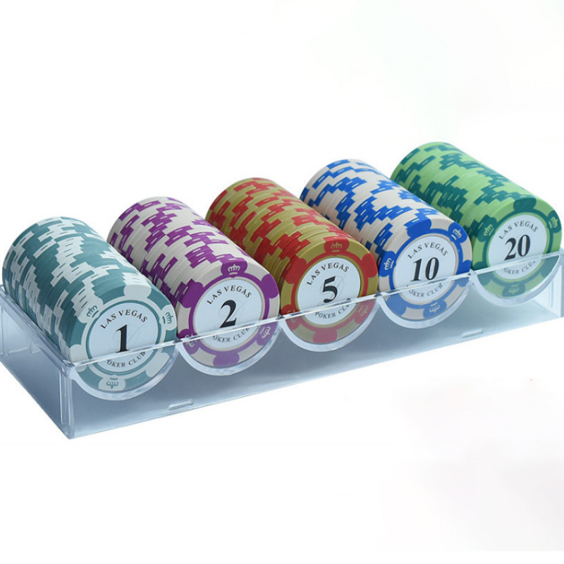 Custom poker chips card clay casino golf game tokens ceramic chips set