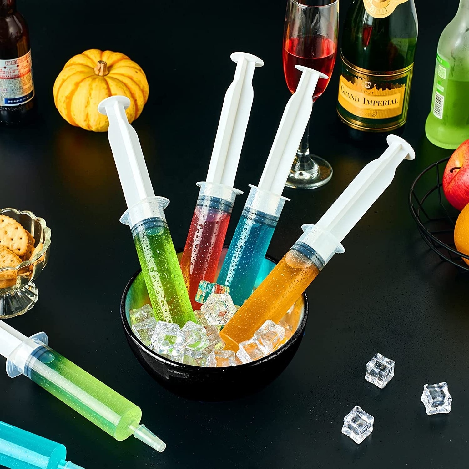 2oz Party Jello Shot Syringes PP Plastic Party Jello Shot Syringes With Rubber