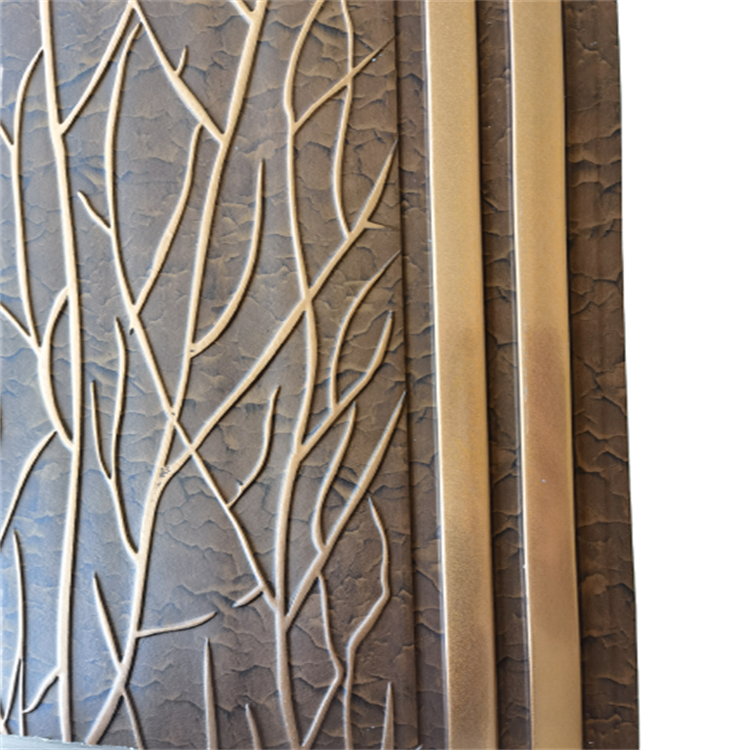 Fluted Wall Panels Back Ground Wall Moulding Charcoal Louvers Panel DECOR Wall Panels  for Home Decoration