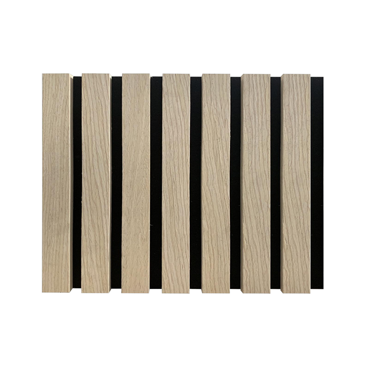 Factory outlet wood slat acoustic panels for wall and ceiling in high quality MDF panels with FSC