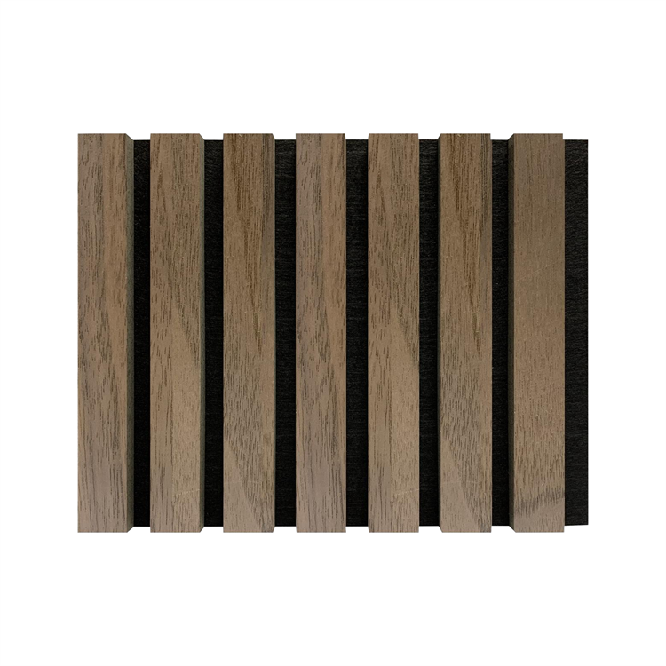 Factory outlet wood slat acoustic panels for wall and ceiling in high quality MDF panels with FSC