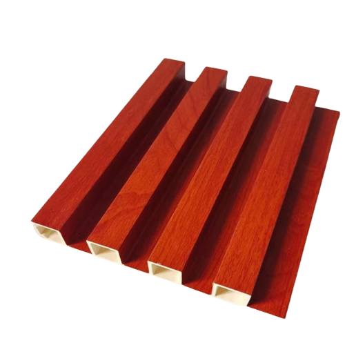 Modern Design Wood Plastic Wpc Fluted Laminated Decoration Cladding Wpc Interior Indoor Water-proof PVC Wall Panel for decor