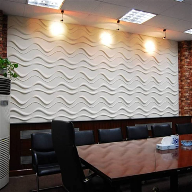 3D pvc wall panel wpc wood Interior decoration fluted wall panels decorative wpc louver panels for indoor decoration