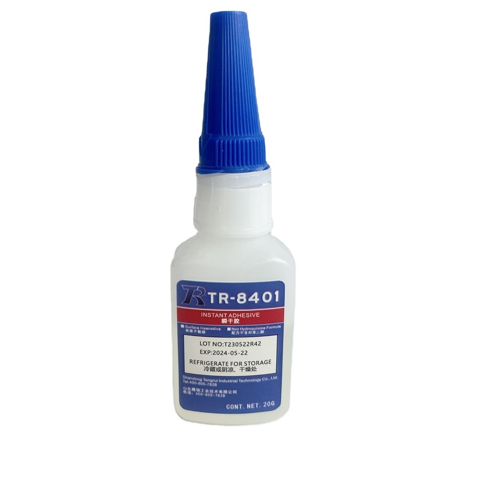 cyanoacrylate adhesive Quick drying adhesive transparent liquid glue for acidic surfaces