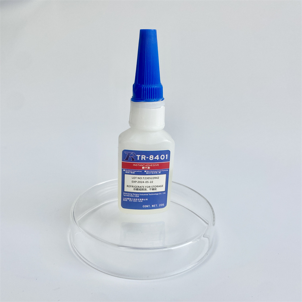 cyanoacrylate adhesive Quick drying adhesive transparent liquid glue for acidic surfaces