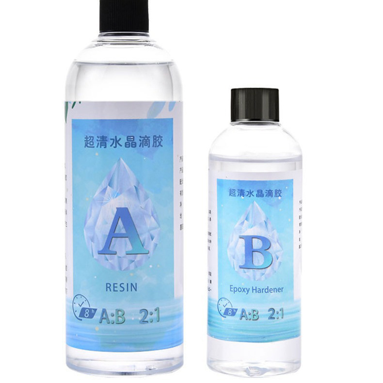 AB glue 2:1 Transparent river table Epoxy Resin Crystal Glue